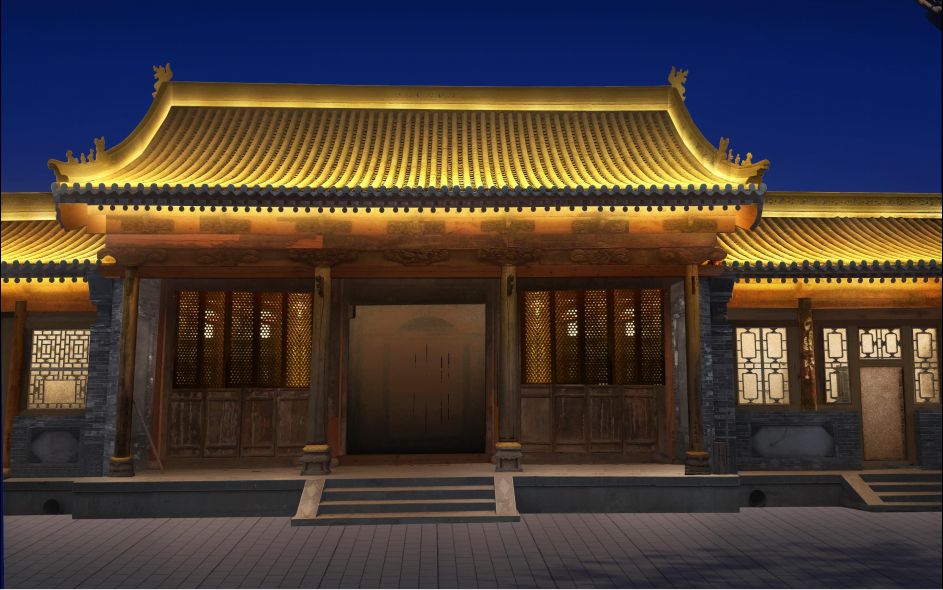 河南古建亮化之水景照明简介 郑州光华灯具有限公司
